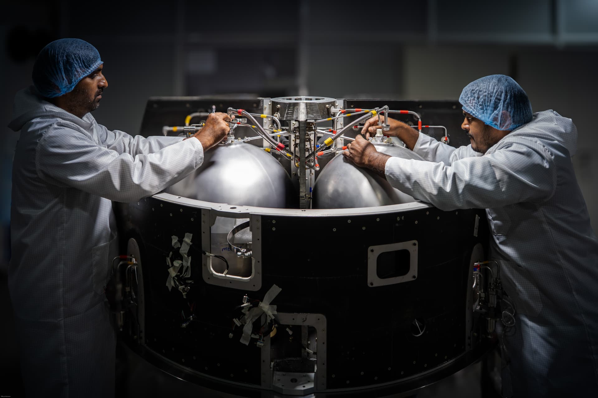 Orbital adjustment module integration